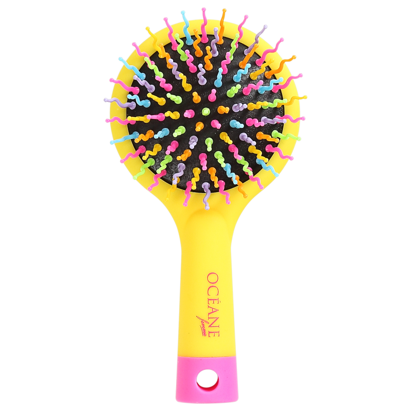 Océane Femme Rainbow Brush Amarela - Escova Almofadada Pequena