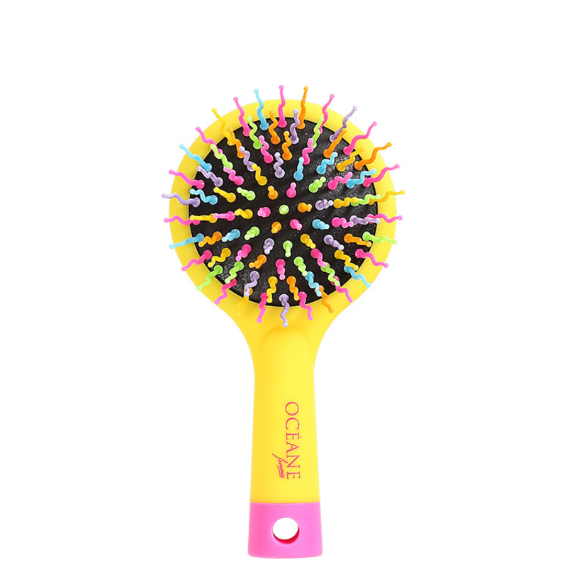 Océane Femme Rainbow Brush Amarela - Escova Almofadada Pequena