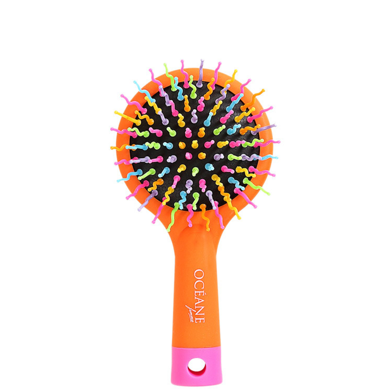 Océane Femme Rainbow Brush Laranja - Escova Almofadada Pequena