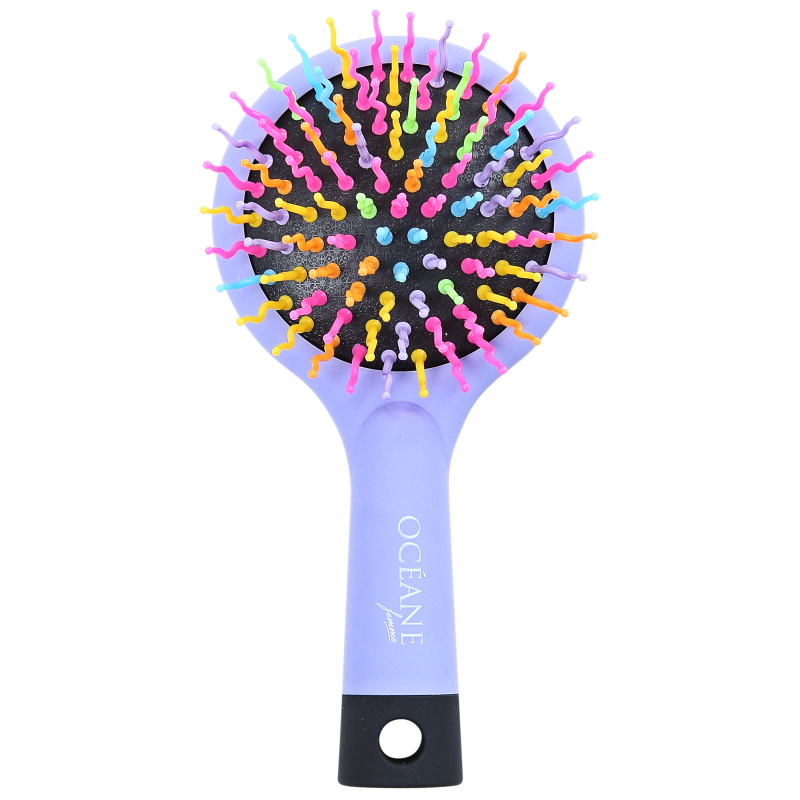 Océane Femme Rainbow Brush Lilás - Escova Almofadada Pequena