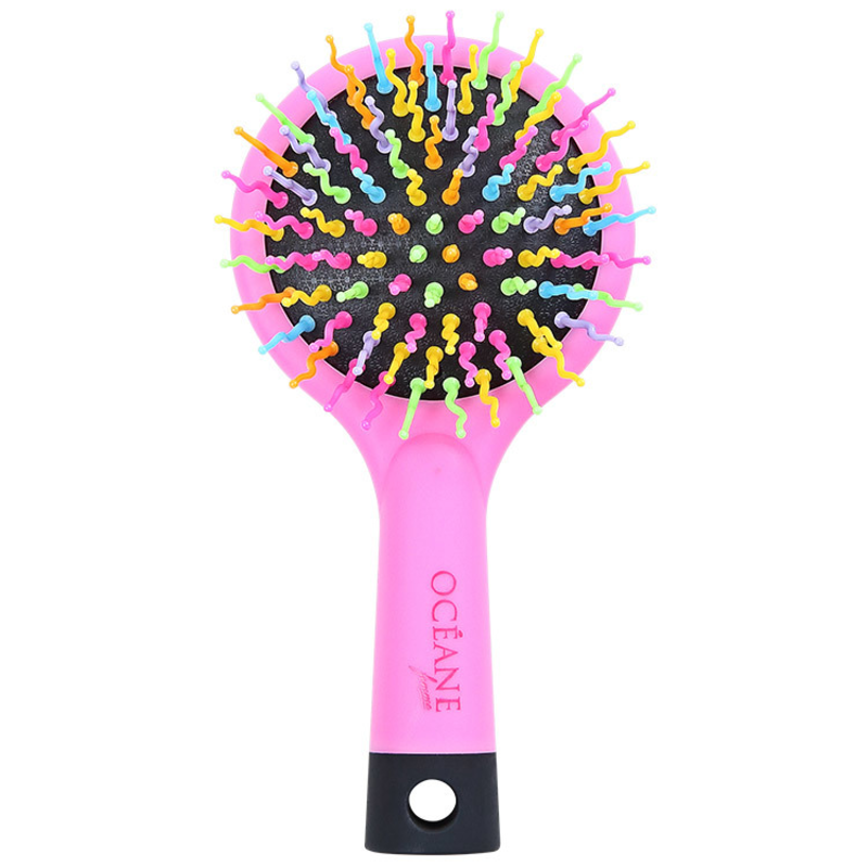 Océane Femme Rainbow Brush Rosa - Escova Almofadada Pequena