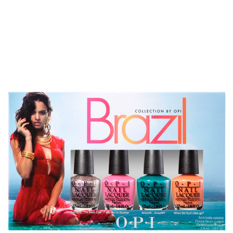 Kit OPI Brazil Collection Copacababies de Esmaltes (4 miniaturas)