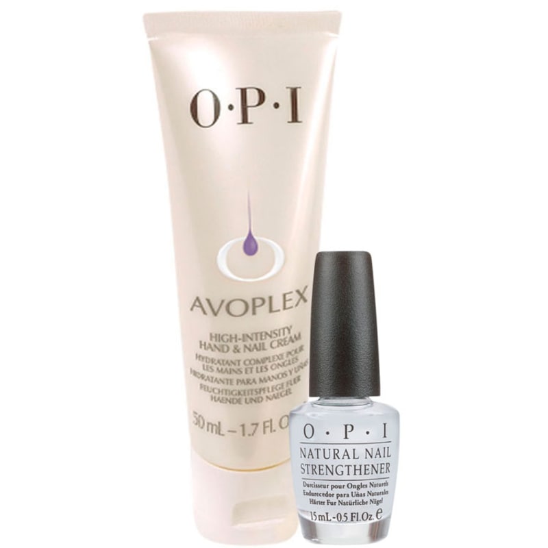 OPI Creme Intensivo Avoplex + Natural Strengthener Kit (2 Produtos)