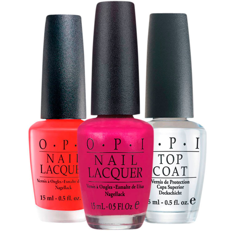 Kit OPI Fuchsia Chihuahua Coat (3 produtos)