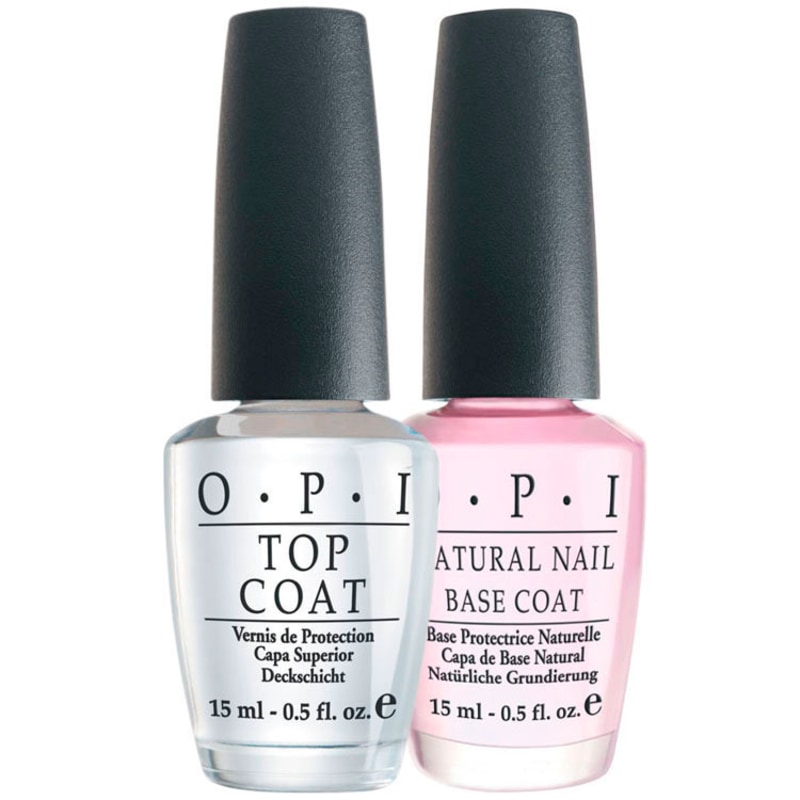 OPI Natural Nail Base Coat + Ds Top Coat Kit (2 Produtos)