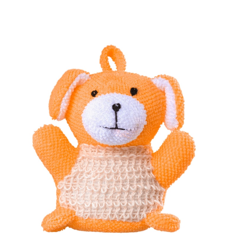 Orgânica Bath Toy Cachorrinho Laranja - Esponja de Banho