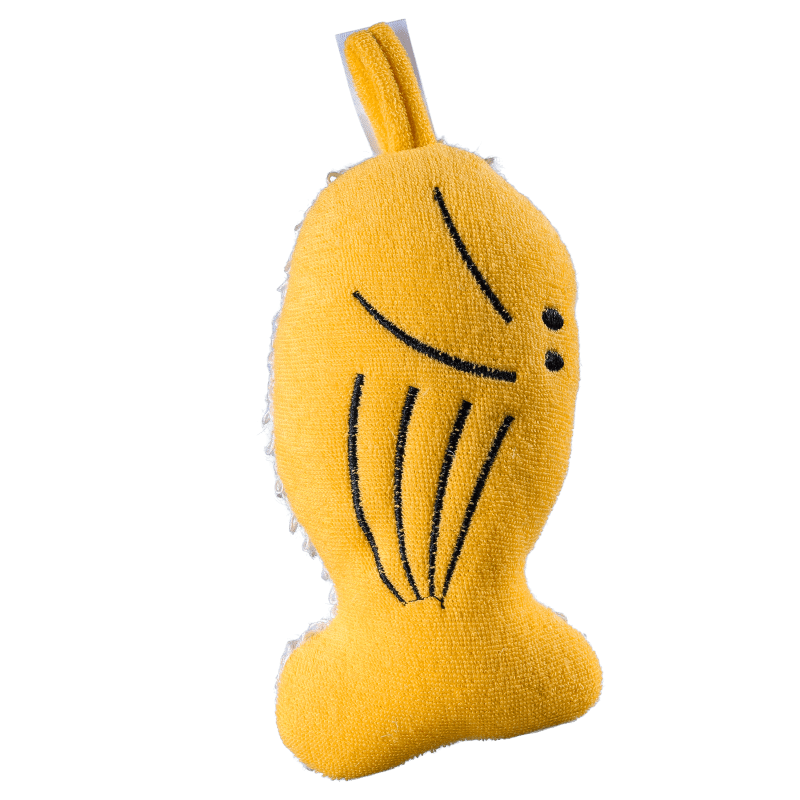 Orgânica Bath Toy Peixinho Amarelo - Esponja de Banho