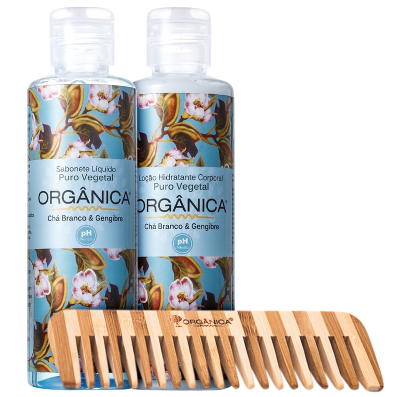 Kit Orgânica Set Chá Branco e Gengibre (3 produtos)