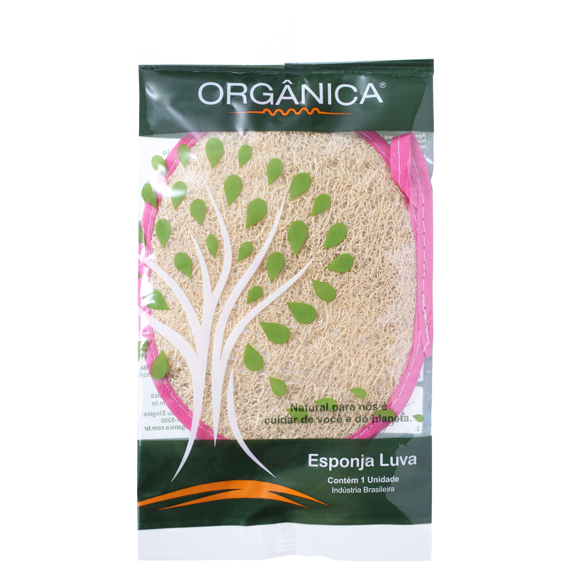 Orgânica Luva Oval - Esponja de Banho