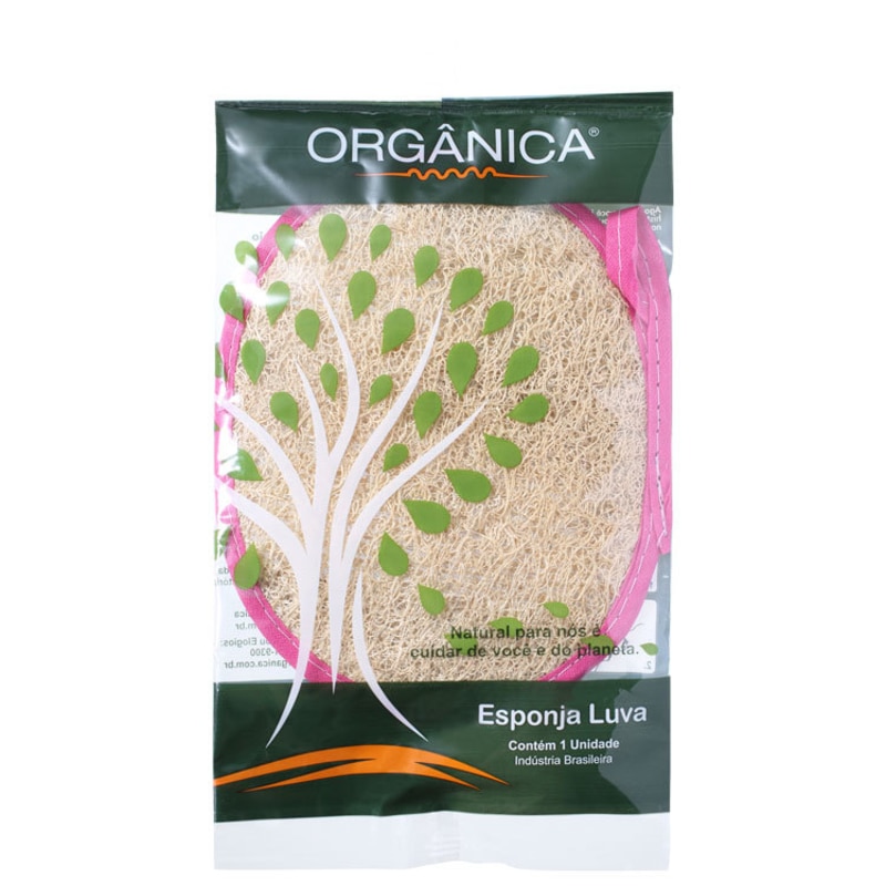 Orgânica Luva Oval - Esponja de Banho