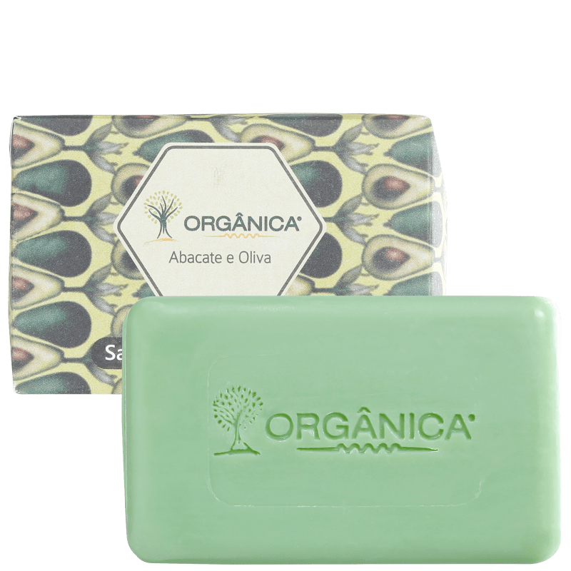 Orgânica Puro Vegetal Abacate & Oliva - Sabonete em Barra 90g