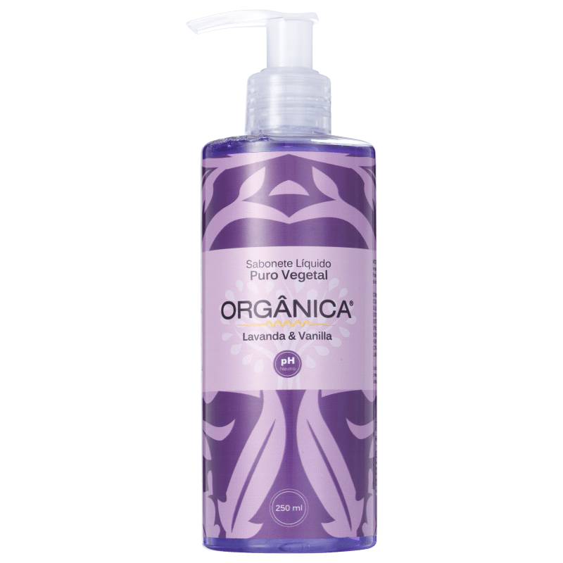 Orgânica Puro Vegetal Lavanda e Vanilla - Sabonete Líquido 250ml