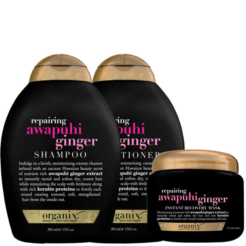 Organix Awapuhi Ginger Instant Kit (3 Produtos)