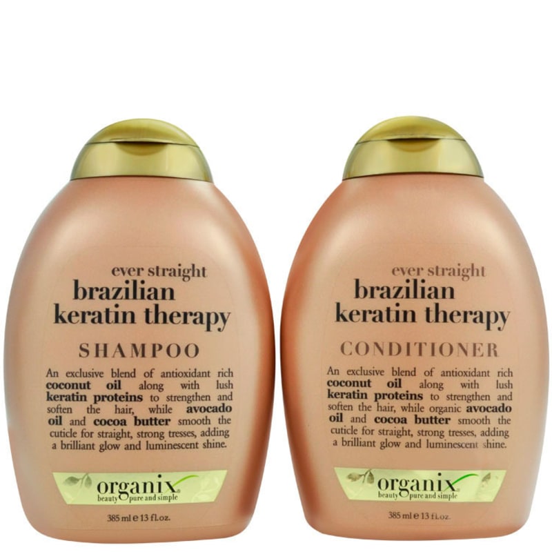 Organix Brazilian Keratin Therapy Duo Kit (2 Produtos)
