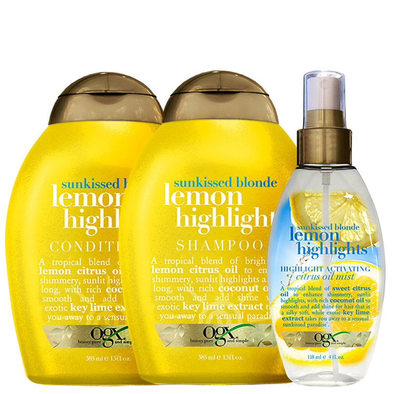 Organix Lemon Highlights Citrus Kit (3 Produtos)