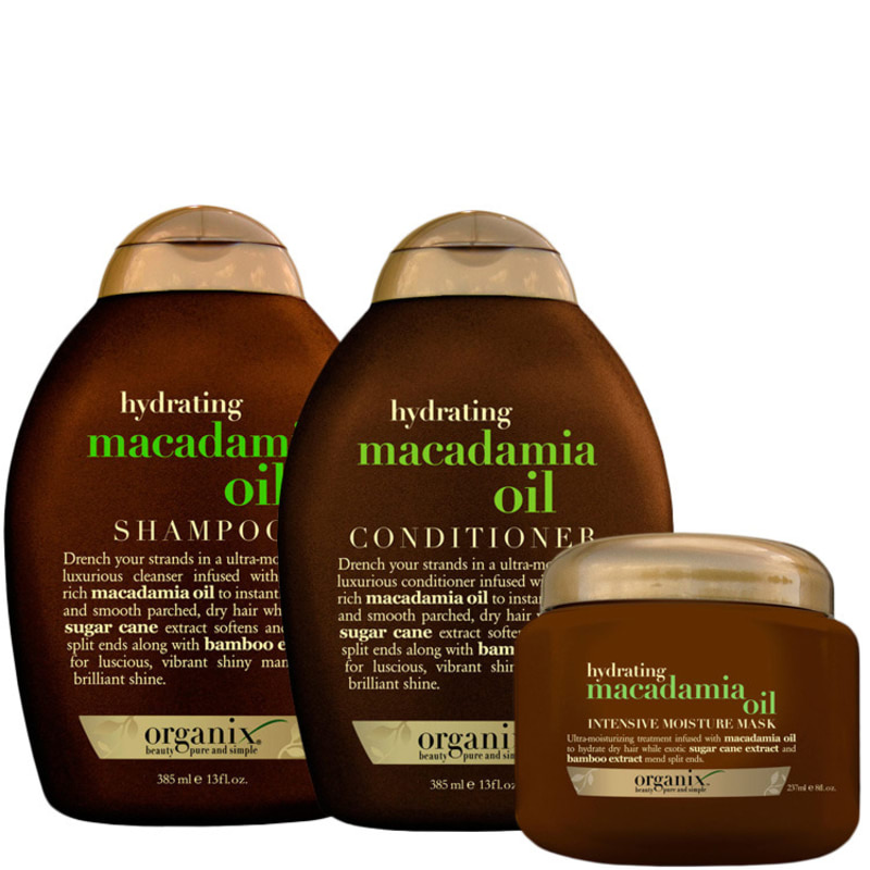 Organix Macadamia Oil Intense Kit (3 Produtos)