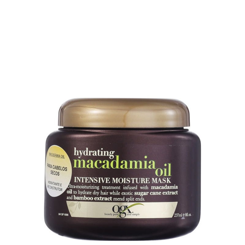 Organix Macadamia Oil Intense Moisture Mask - Máscara 237ml