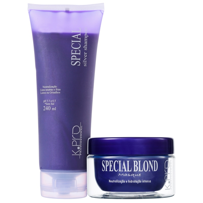 K.Pro Special Silver Blond Treatment Kit (2 Produtos)