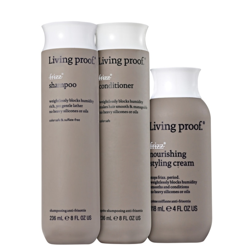 Living Proof No Frizz Nourishing Styling Kit (3 Produtos)