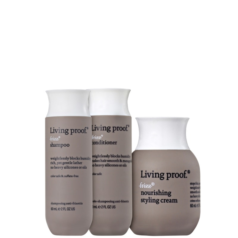 Living Proof No Frizz Nourishing Mini Trio Kit (3 Produtos)