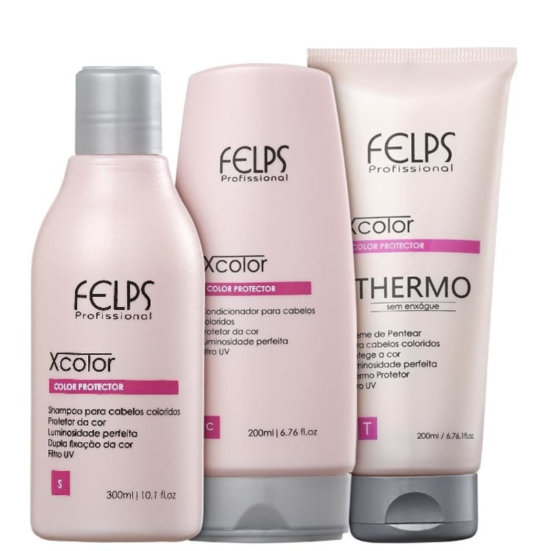 Felps Profissional XColor Triplo Kit (3 Produtos)