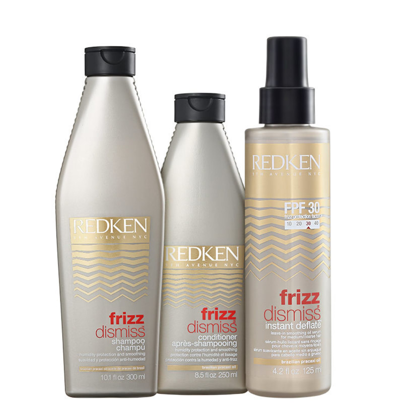 Redken Frizz Dismiss Instant Deflate FPF30 Kit (3 Produtos)