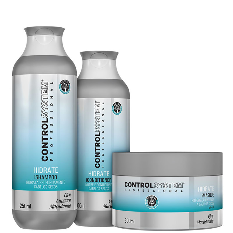 Control System Hidrate Triplo Kit (3 Produtos)