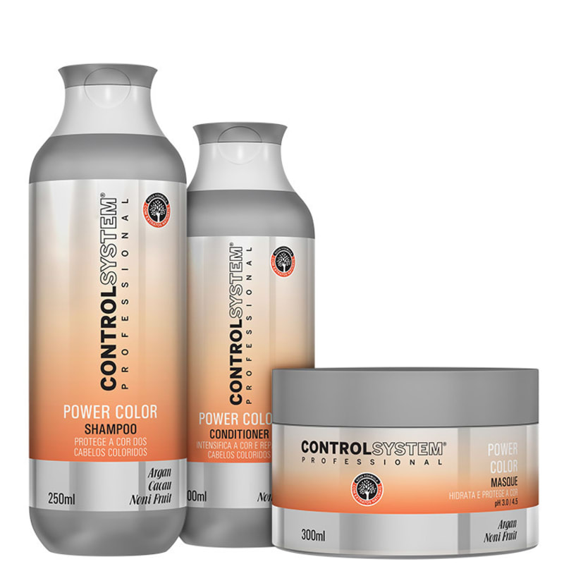 Control System Professional Power Color Treatment Kit (3 produtos)