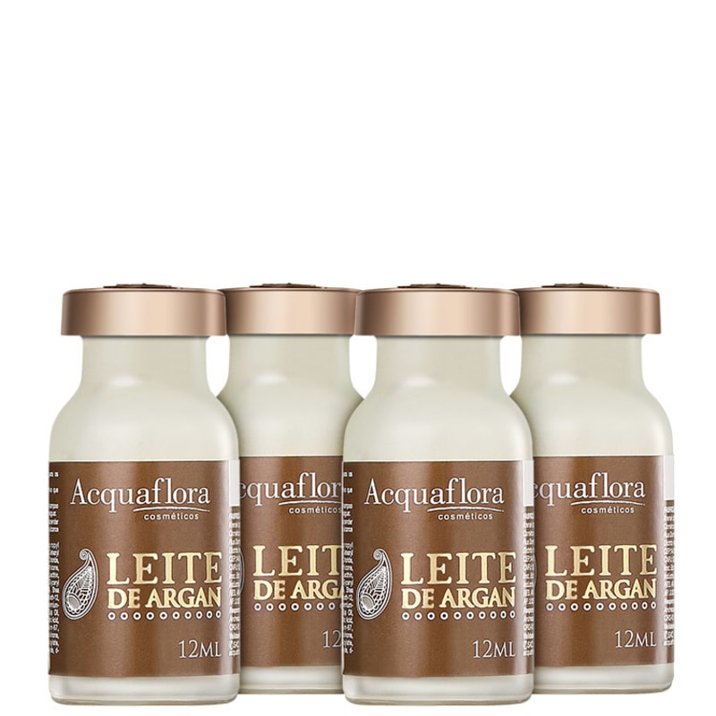 Acquaflora Leite de Argan - Ampola de Tratamento 4 x 12ml