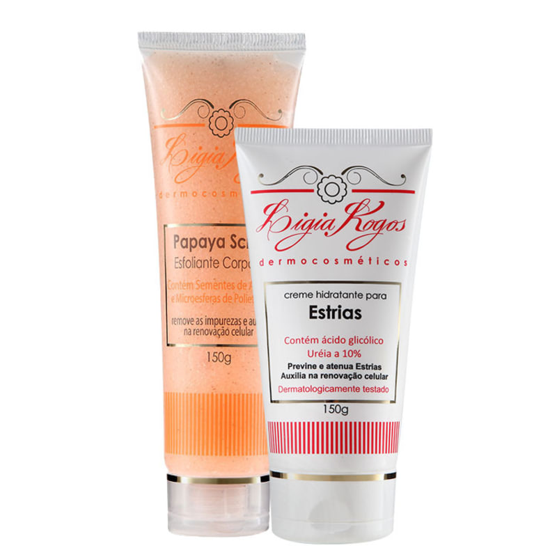 Ligia Kogos Papaya Estrias Kit (2 Produtos)