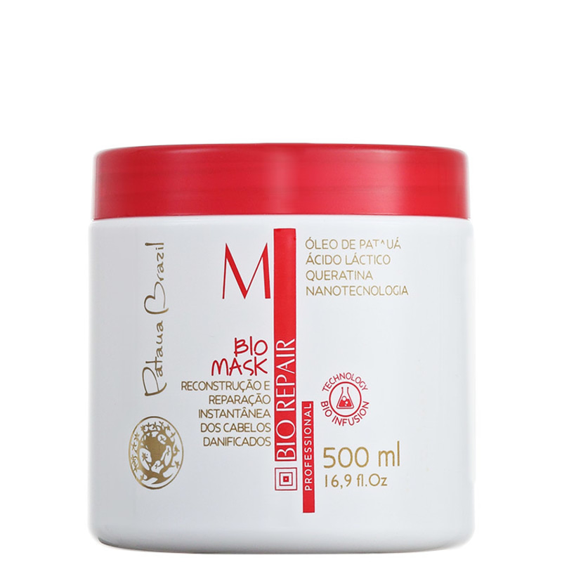 Pataua Brazil Bio Repair Bio Mask - Máscara de Tratamento 500ml