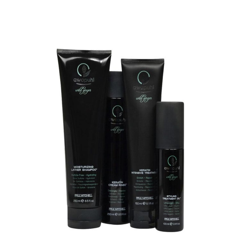 Paul Mitchell Awapuhi Wild Ginger Full Treatment Kit (4 Produtos)