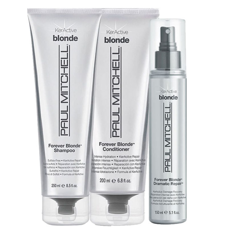 Paul Mitchell Forever Blonde Dramatic Kit (3 Produtos)