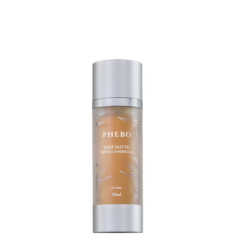 Phebo Matte Média Cobertura Amêndoa - Base Líquida 30ml