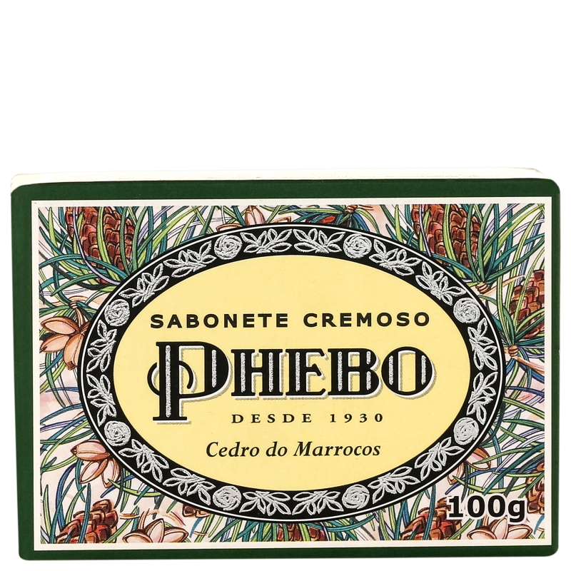 Phebo Mediterrâneo Cedro do Marrocos - Sabonete em Barra 100g