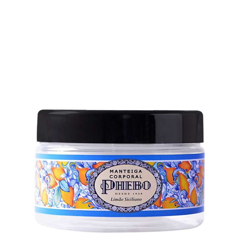 Phebo Mediterrâneo Manteiga Corporal Limão Siciliano - Hidratante 170g