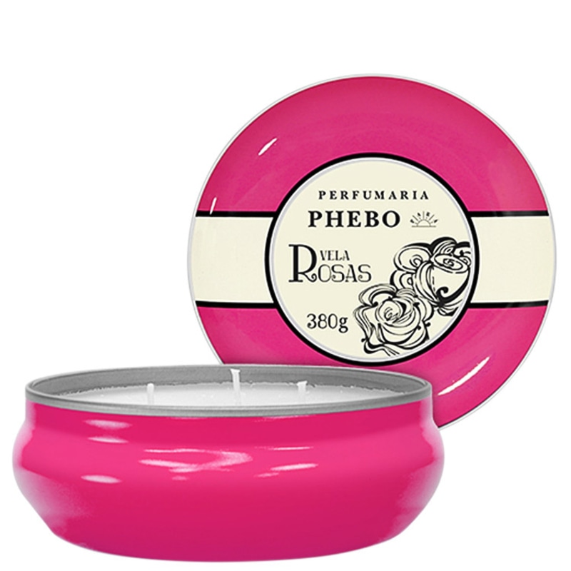 Águas de Phebo Rosas - Vela Perfumada 380g