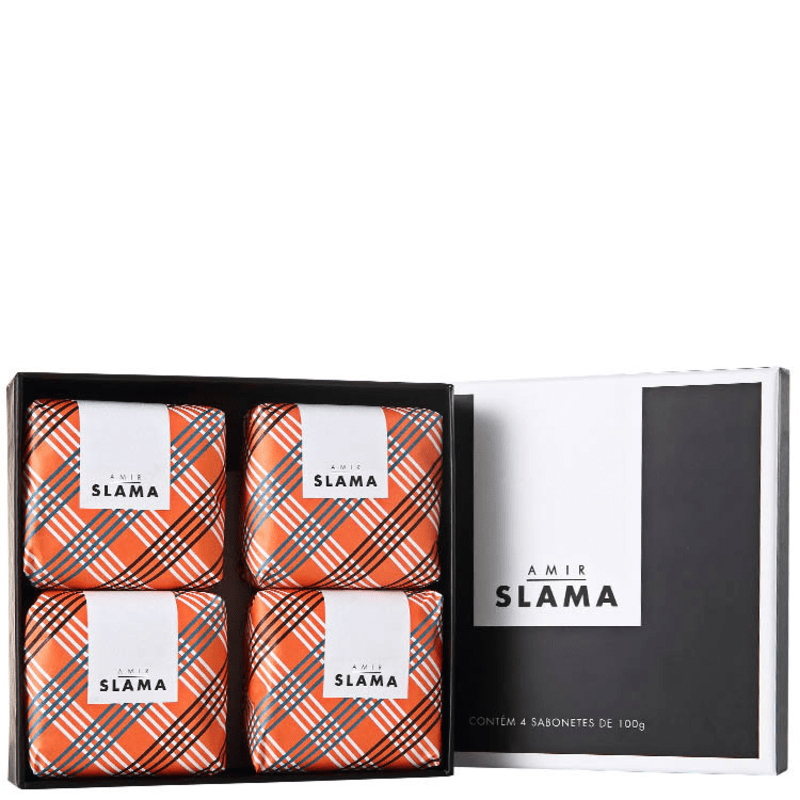 Kit Phebo Amir Slama Estojo - Sabonetes em Barra 4x100g