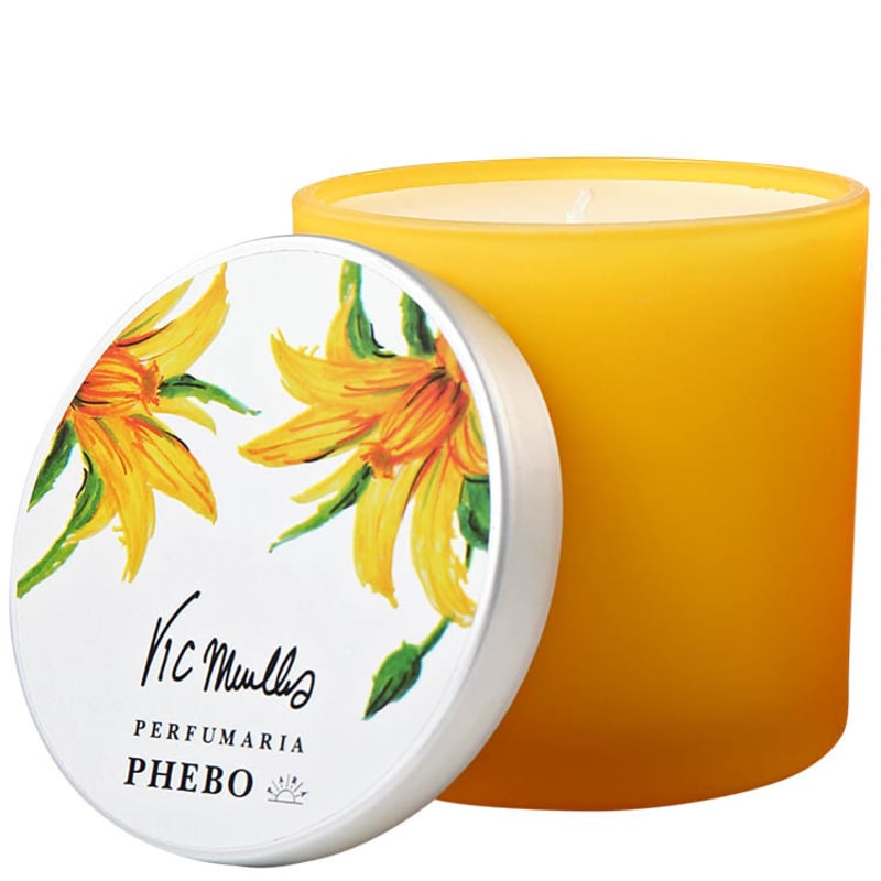 Phebo Vic Meirelles Flor do Tomate com Sândalo - Vela Perfumada 180g
