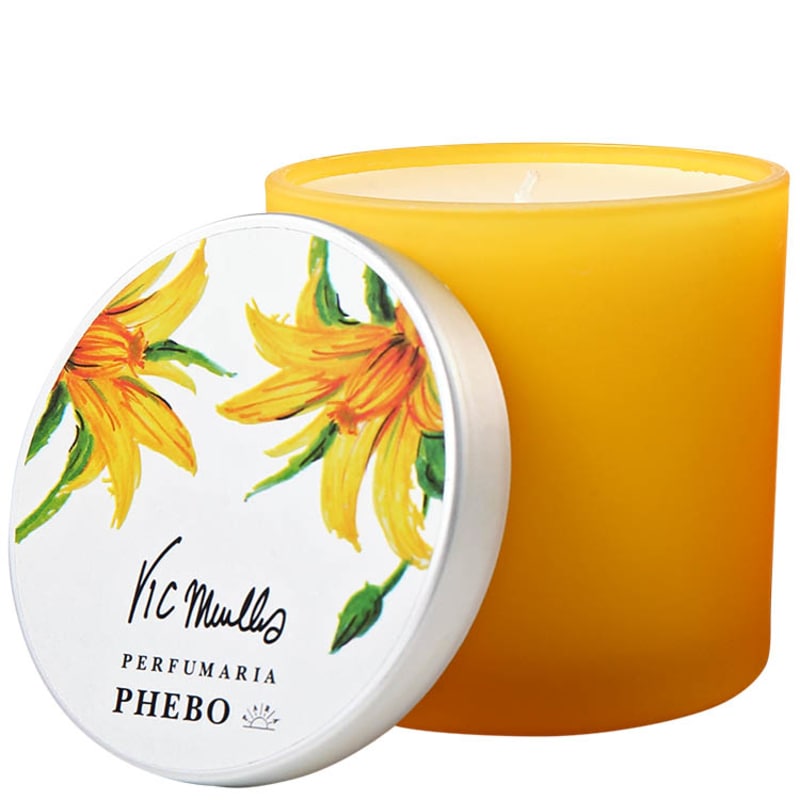 Phebo Vic Meirelles Flor do Tomate com Sândalo - Vela Perfumada 180g