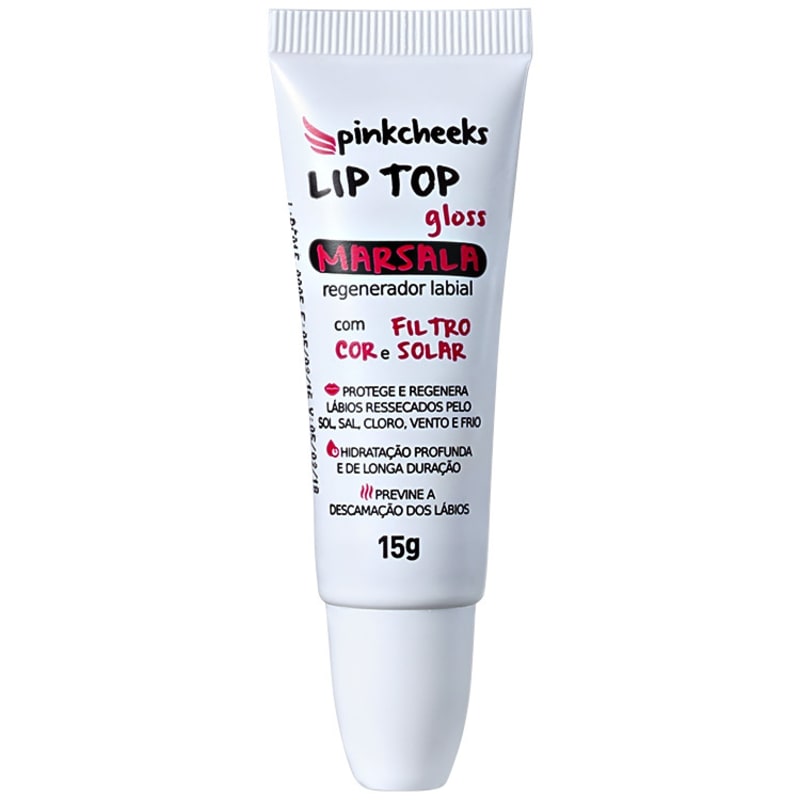 Pink Cheeks Lip Top Gloss - Hidratante Labial 15g