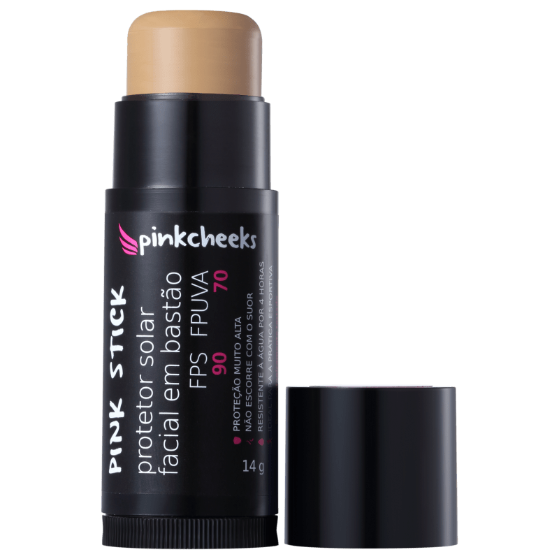 Pink Cheeks Pink Stick 42KM FPS 90 - Protetor Solar com Cor 14g