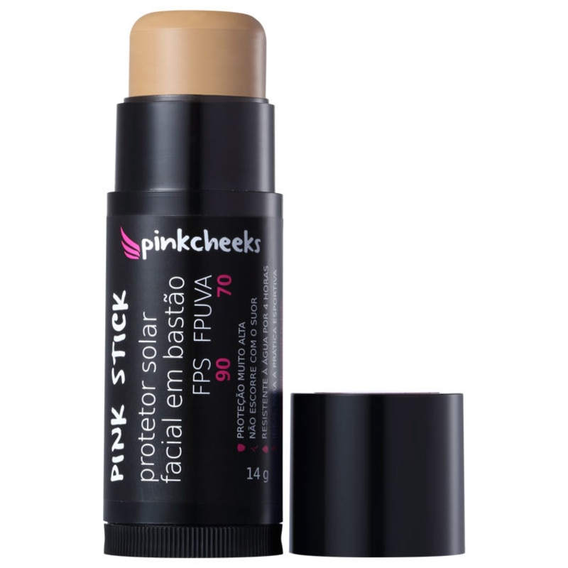Pink Cheeks Pink Stick 42KM FPS 90 - Protetor Solar com Cor em Bastão 14g