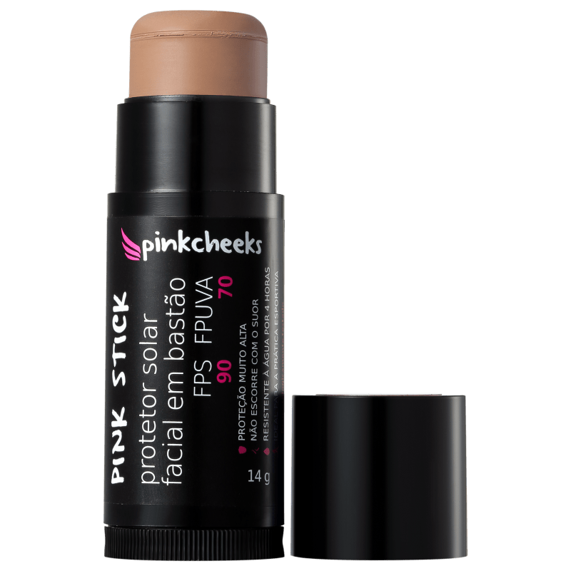 Pink Cheeks Pink Stick RJ 42KM FPS 90 - Protetor Solar com Cor 14g
