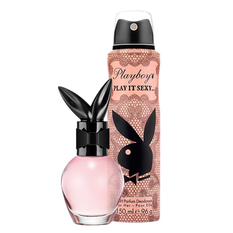 Conjunto Play It Sexy Playboy Feminino - Eau de Toilette 30ml + Desodorante 150ml