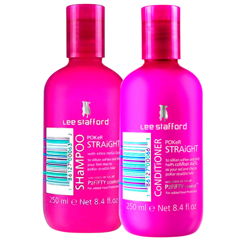 Lee Stafford Poker Straight Cleansing Duo Kit (2 Produtos)