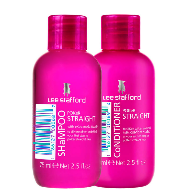 Lee Stafford Poker Straight Cleansing Mini Kit (2 Produtos)