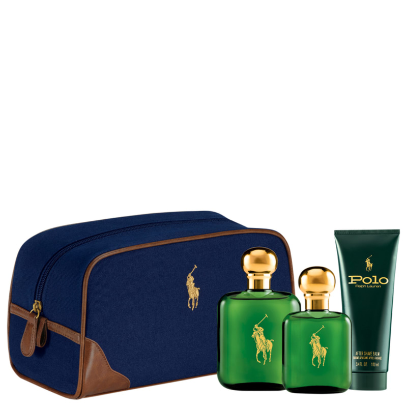 Conjunto Polo Ralph Lauren Masculino - Eau de Toilette 118ml + Eau de Toilette 59ml + Pós-Barba 100ml