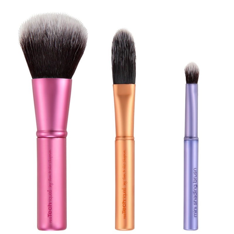Kit de Pincéis Real Techniques Mini Brush Trio (3 produtos)