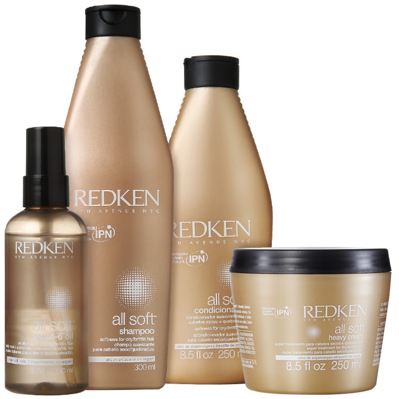 Redken All Soft Heavy Argan-6 Kit (4 Produtos)